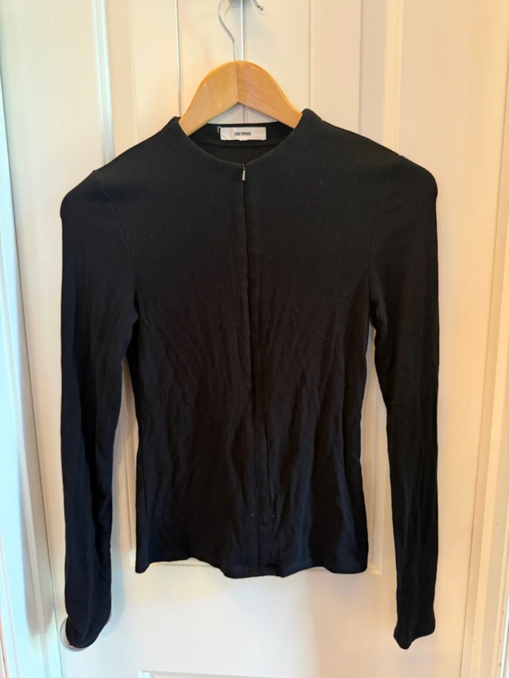 Joah Brown Women's Invisible Zip Up Top S/M - Picture 2 of 8